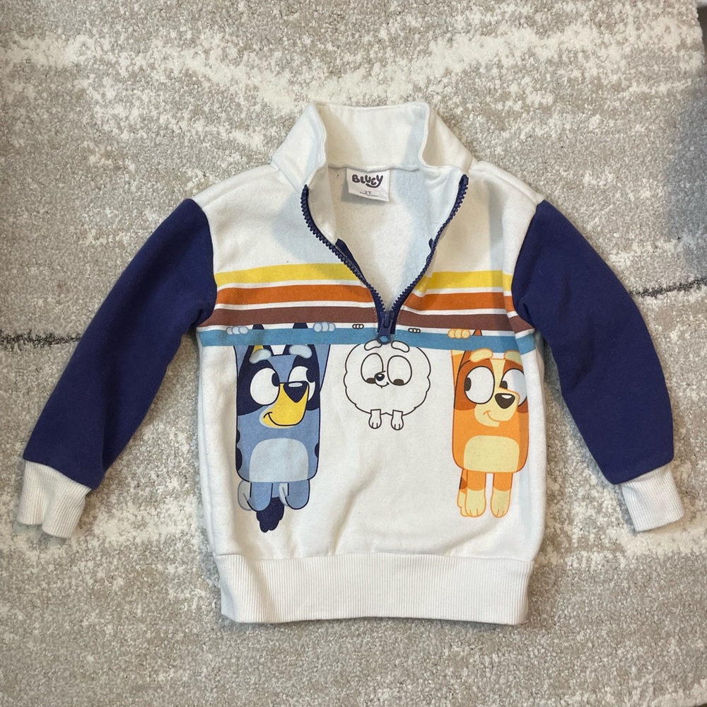 Bluey Quarter‎ zip Pullover